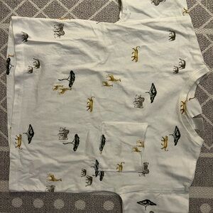 Zara animal print T shirt size 2-3 boys unisex kids